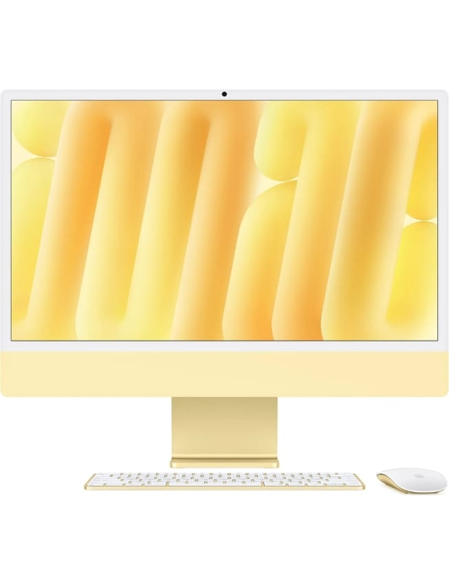 Apple iMac 24 with Retina 4.5K, M4, 16RAM, 256Gb, 8CPU/8GPU, Yellow (Z1E3) 2024