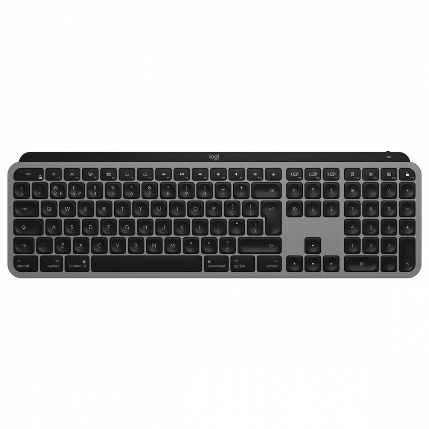 Клавіатура бездротова Logitech MX Keys Wireless for Mac (Space Gray)