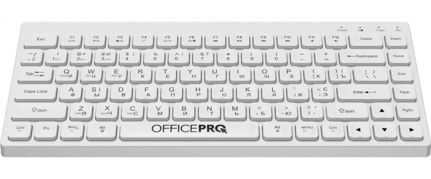 Клавіатура бездротова OfficePro SK955W (White)