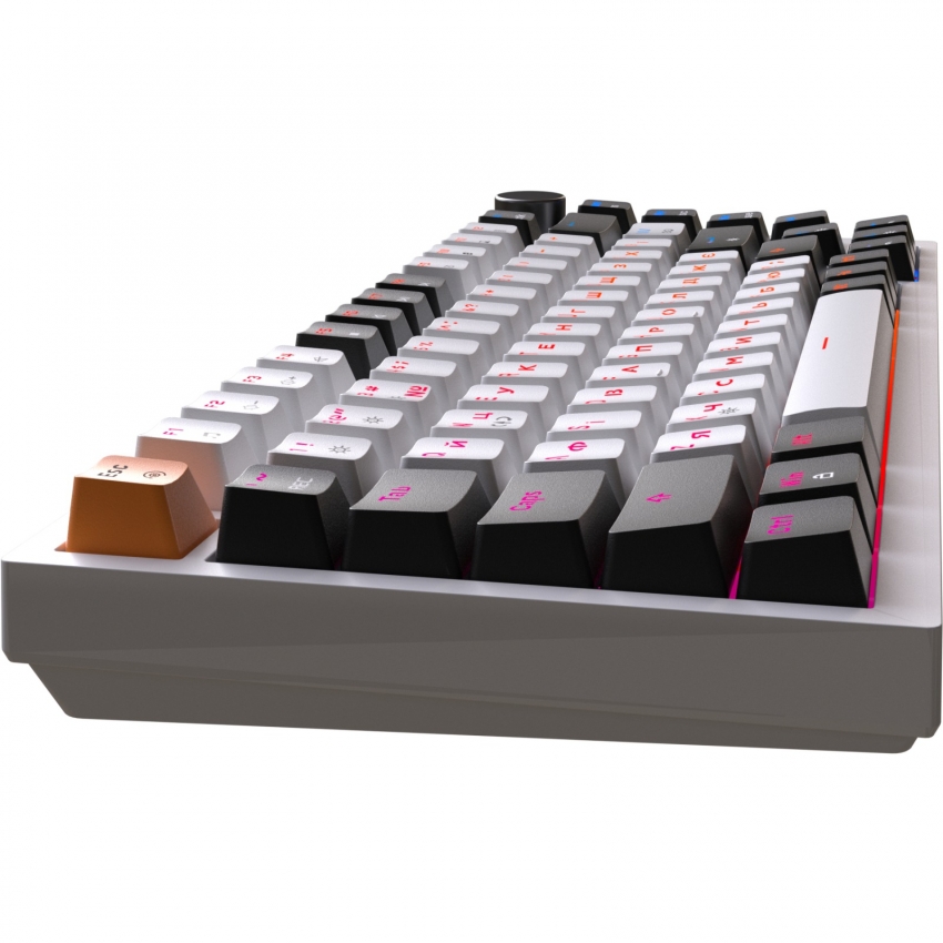 Клавіатура GamePro MK160W Red з Hot-Swap RGB (White)