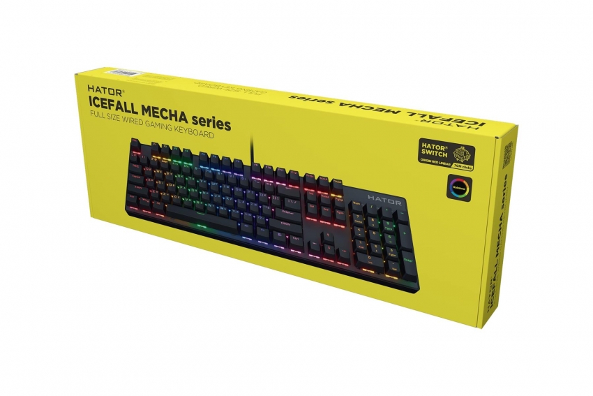 Клавіатура Hator Icefall Mecha (Rainbow Black)