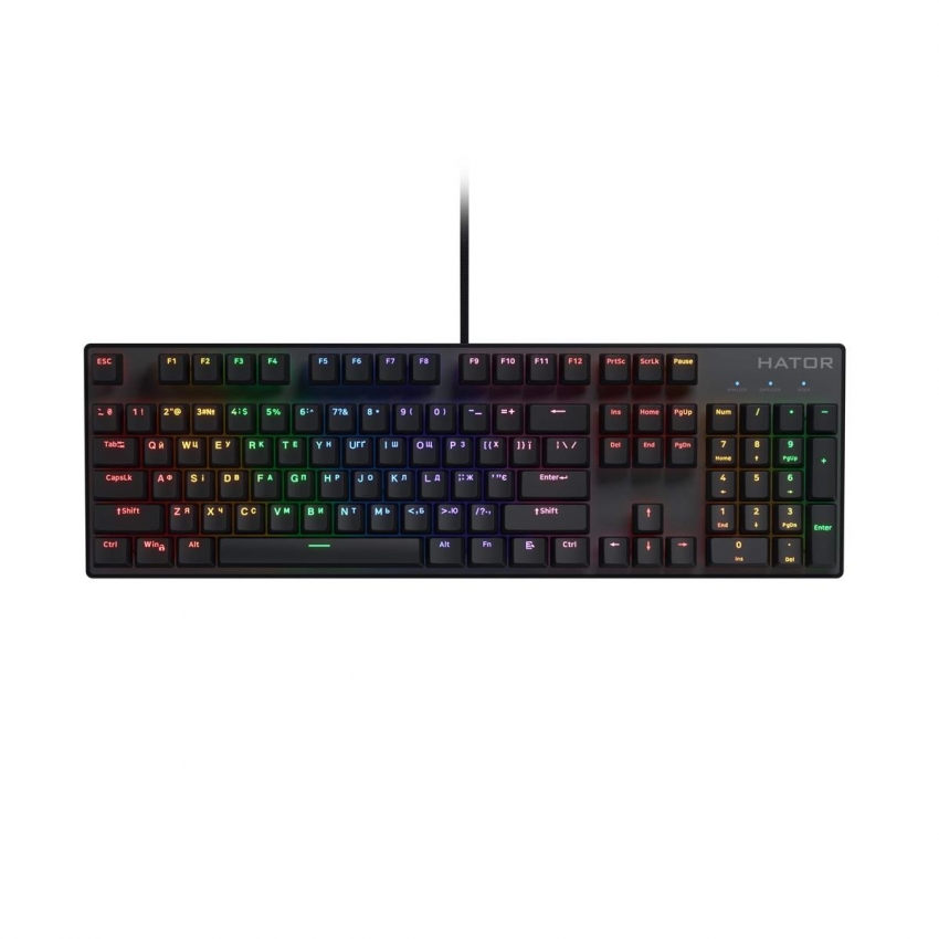 Клавіатура Hator Icefall Mecha (Rainbow Black)