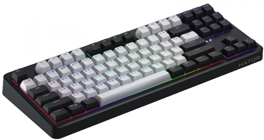 Клавіатура Hator Rockfall 3 Mecha TKL Wireless (Orange Black)