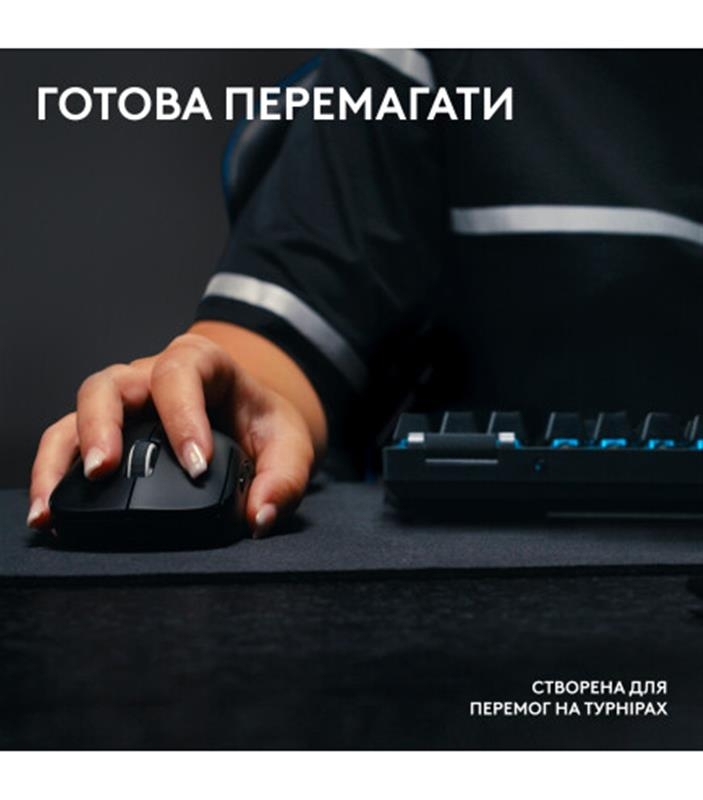 Клавiатура Logitech G PRO X TKL Lightspeed Tactile (Black)