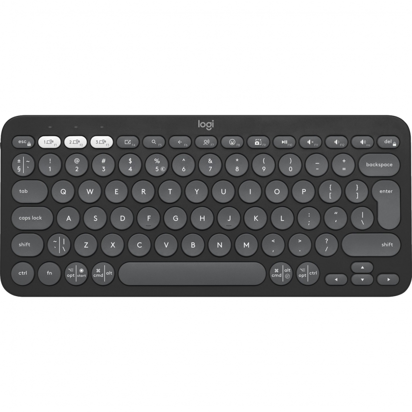 Клавiатура Logitech Pebble Keys 2 K380s (Graphite)