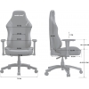 Крісло для геймерів Anda Seat Luna Size L Fabric (Grey)