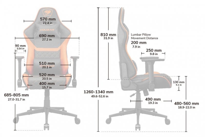 Крісло для геймерів Cougar Armor One V2
