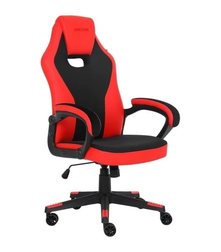 Крісло для геймерів Hator Flash Alcantara (Black/Red)