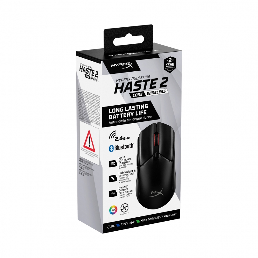 Миша бездротова HyperX Pulsefire Haste 2 Core (Black)