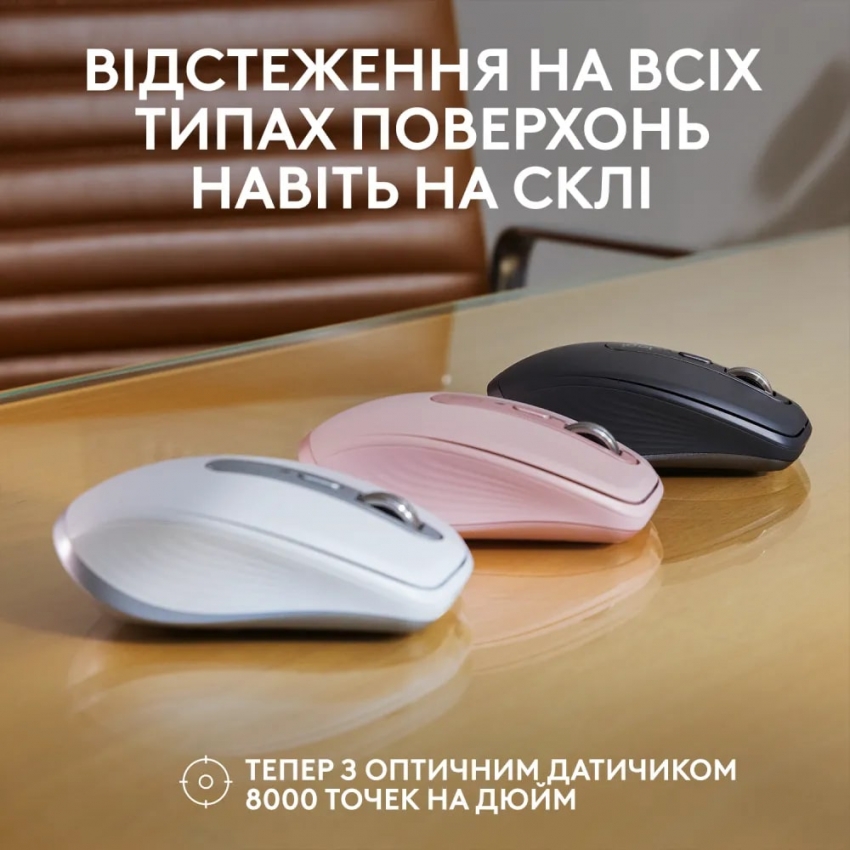 Миша бездротова Logitech MX Anywhere 3S (Rose)
