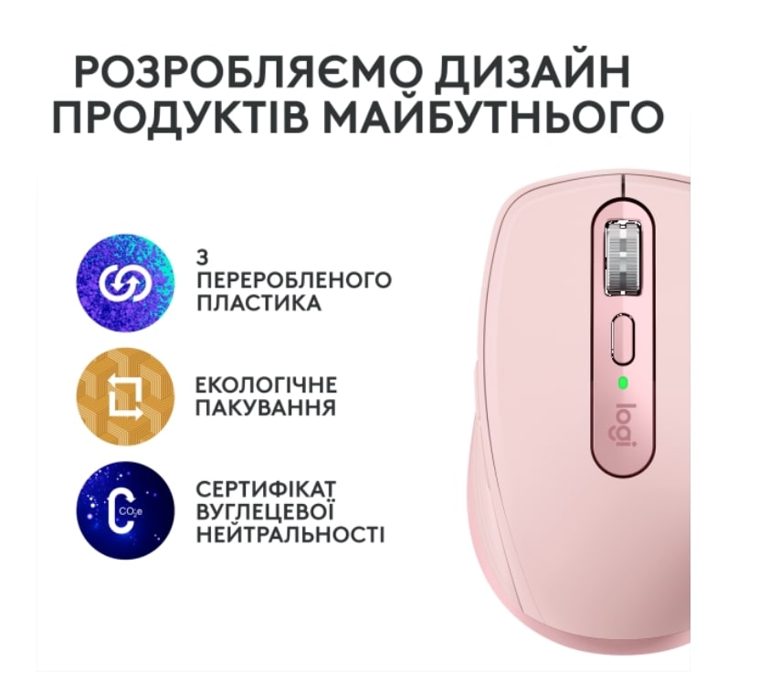 Миша бездротова Logitech MX Anywhere 3S (Rose)