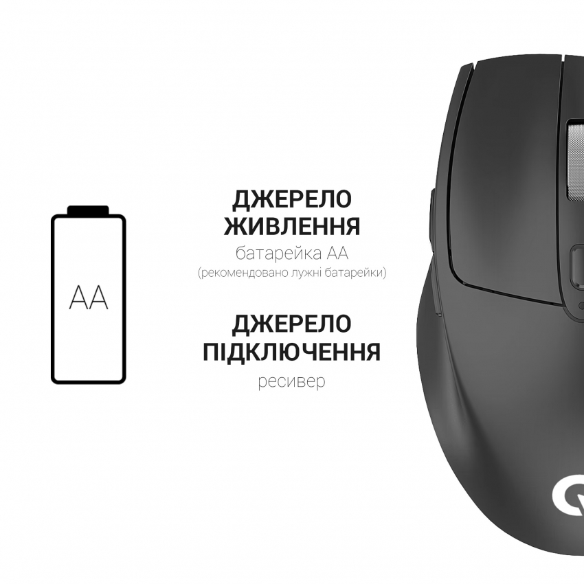 Миша Миша бездротова OfficePro M315B (Black)