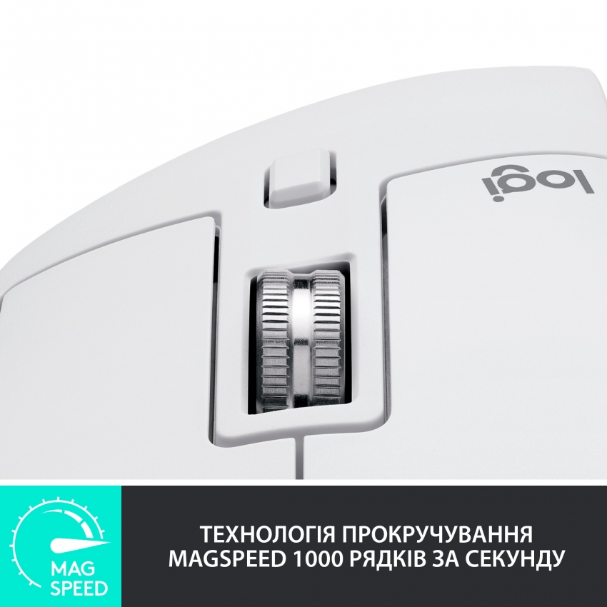 Миша Logitech MX Master 3S (Pale Grey)